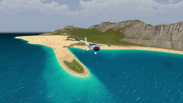 Coastline Flight Simulator İndir ekran görüntüsü 3