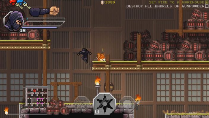 Pixel Shinobi Nine demons of Mamoru İndir ekran görüntüsü 1
