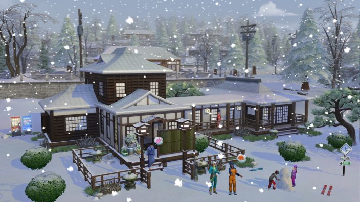 The Sims 4 Snowy Escape Expansion Pack İndir ekran görüntüsü 1
