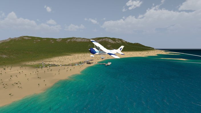 Coastline Flight Simulator İndir ekran görüntüsü 1
