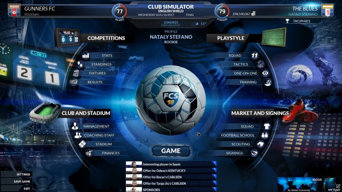 Football Club Simulator 2018 İndir ekran görüntüsü 3