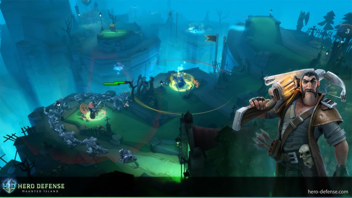 Hero Defense : Haunted Island İndir ekran görüntüsü 5