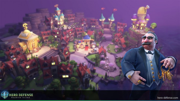 Hero Defense : Haunted Island İndir ekran görüntüsü 2