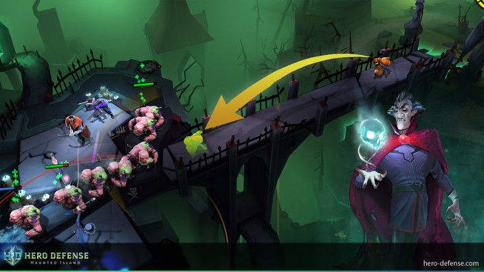 Hero Defense : Haunted Island İndir ekran görüntüsü 3
