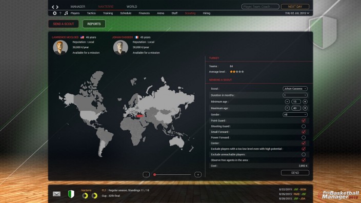 Pro Basketball Manager 2016 İndir ekran görüntüsü 3