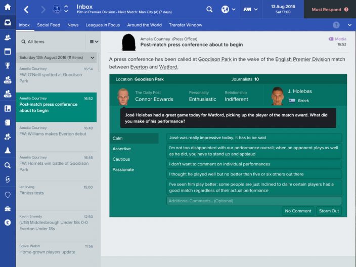 Football Manager 2017 İndir ekran görüntüsü 7