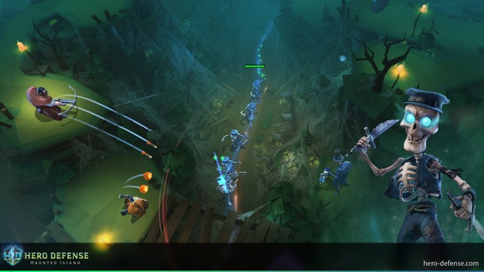 Hero Defense : Haunted Island İndir ekran görüntüsü 4