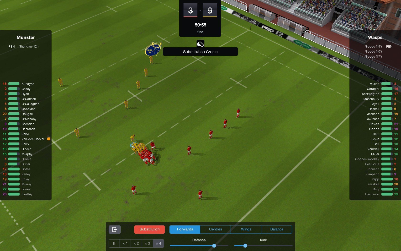 Pro Rugby Manager 2015 İndir ekran görüntüsü 1