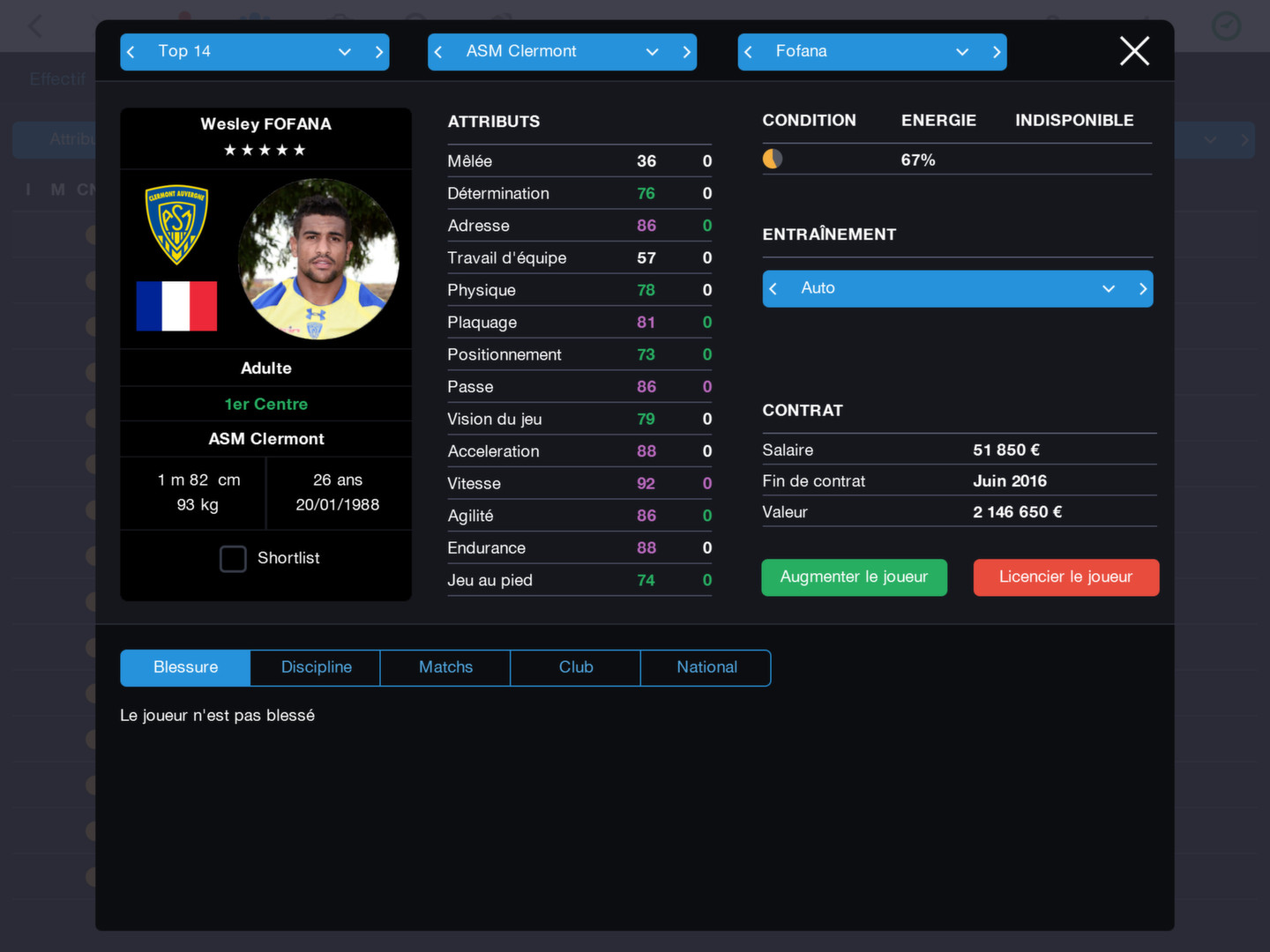 Pro Rugby Manager 2015 İndir ekran görüntüsü 9