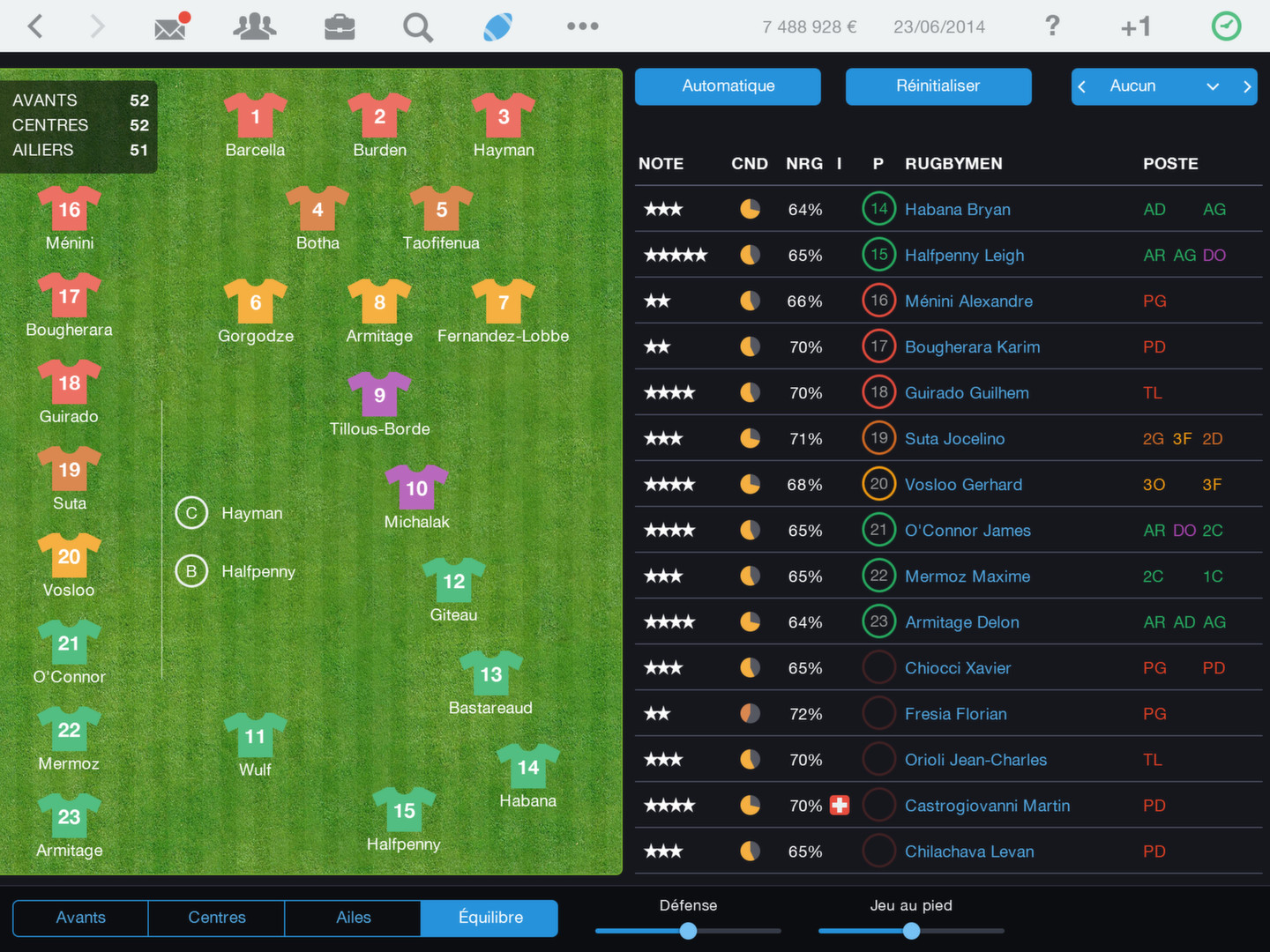 Pro Rugby Manager 2015 İndir ekran görüntüsü 8