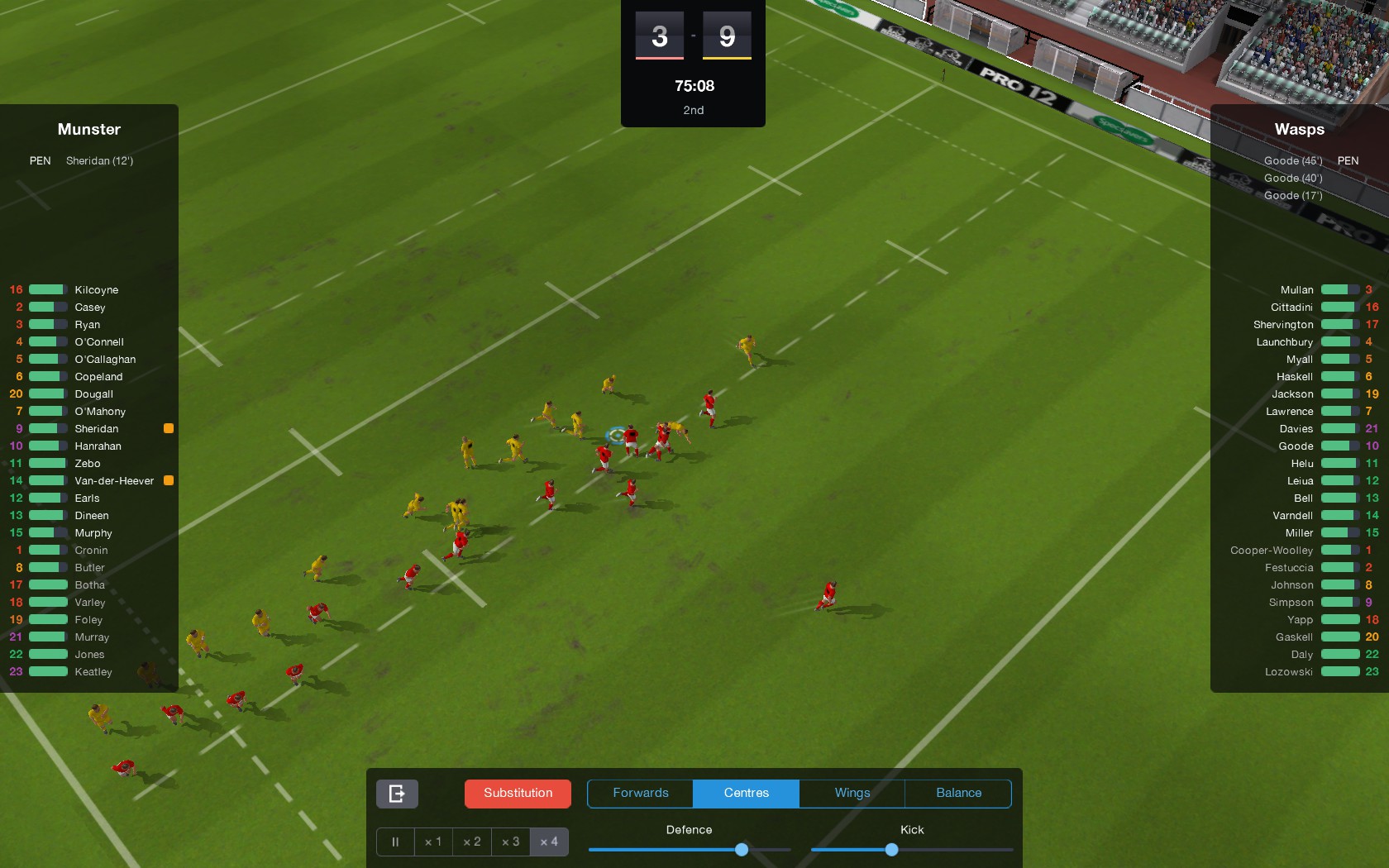 Pro Rugby Manager 2015 İndir ekran görüntüsü 4