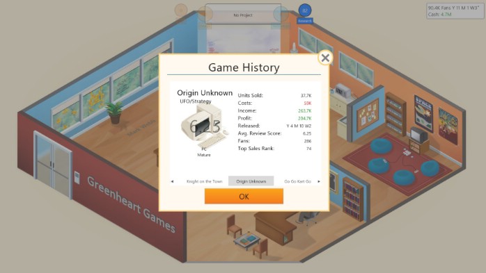 Game Dev Tycoon İndir ekran görüntüsü 5