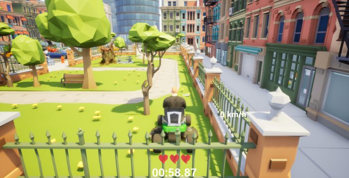 Lawnmower game: Mortal Race İndir ekran görüntüsü 1