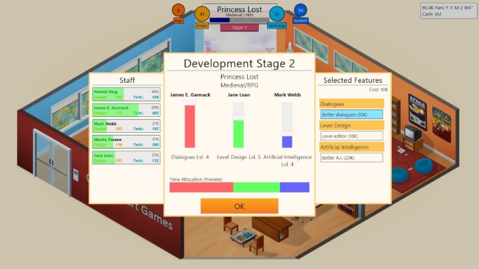 Game Dev Tycoon İndir ekran görüntüsü 2