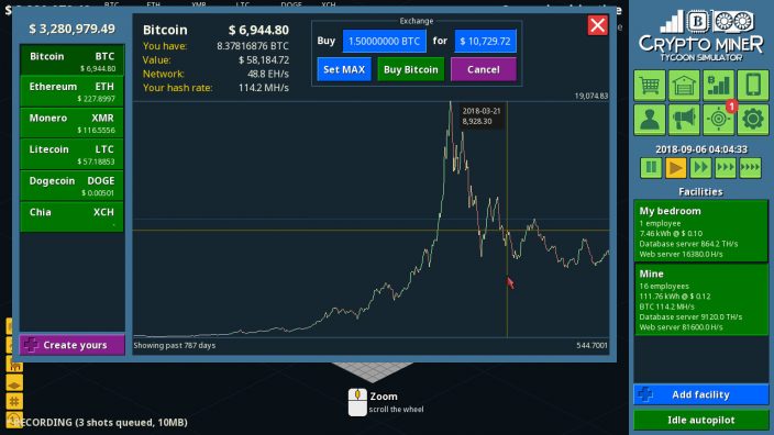 Crypto Miner Tycoon Simulator İndir ekran görüntüsü 3