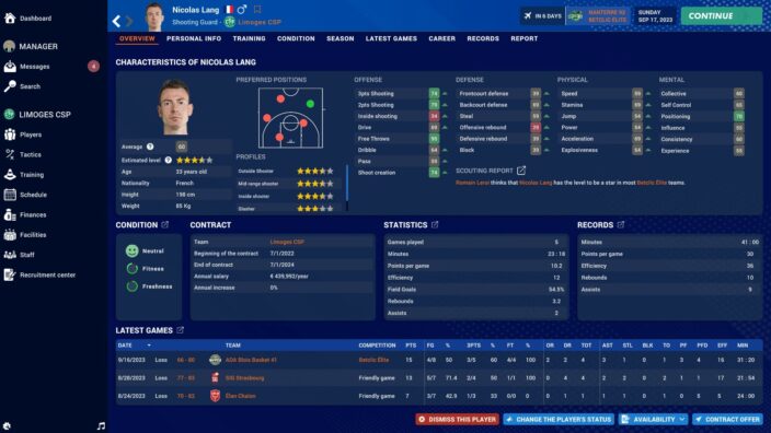 Pro Basketball Manager 2024 İndir ekran görüntüsü 2