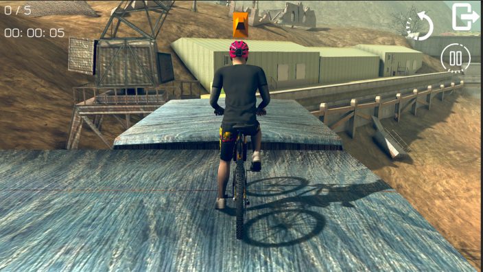 Bicycle Challage Wastelands İndir ekran görüntüsü 1