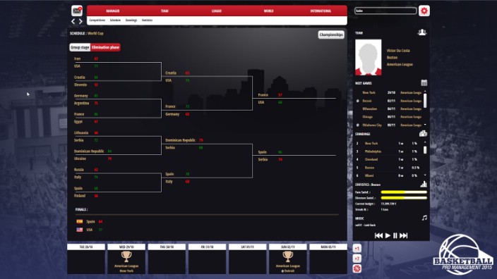 Basketball Pro Management 2015 İndir ekran görüntüsü 7