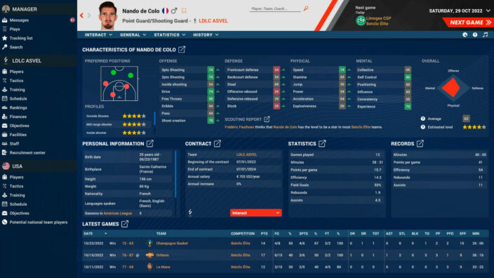Pro Basketball Manager 2023 İndir ekran görüntüsü 1