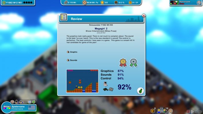 Mad Games Tycoon İndir ekran görüntüsü 5