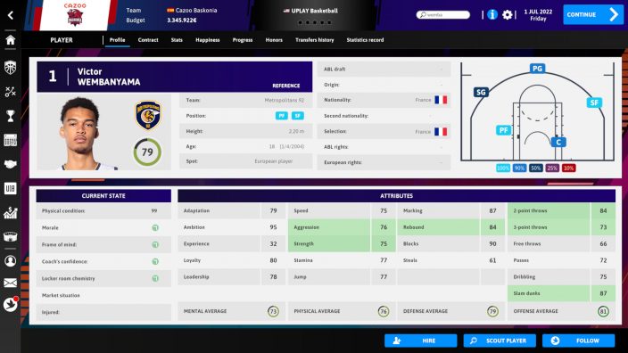 International Basketball Manager 23 İndir ekran görüntüsü 2