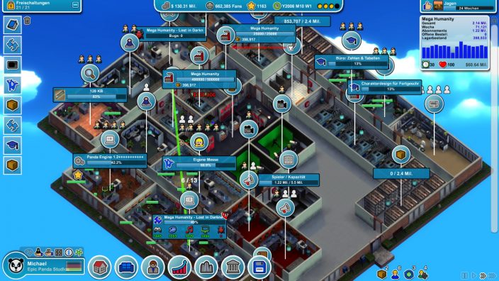 Mad Games Tycoon İndir ekran görüntüsü 1
