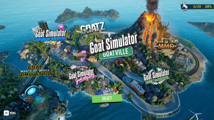 Goat Simulator Remastered İndir ekran görüntüsü 2