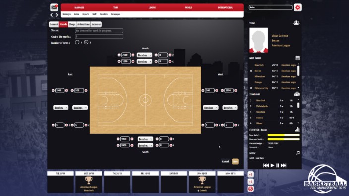 Basketball Pro Management 2015 İndir ekran görüntüsü 1