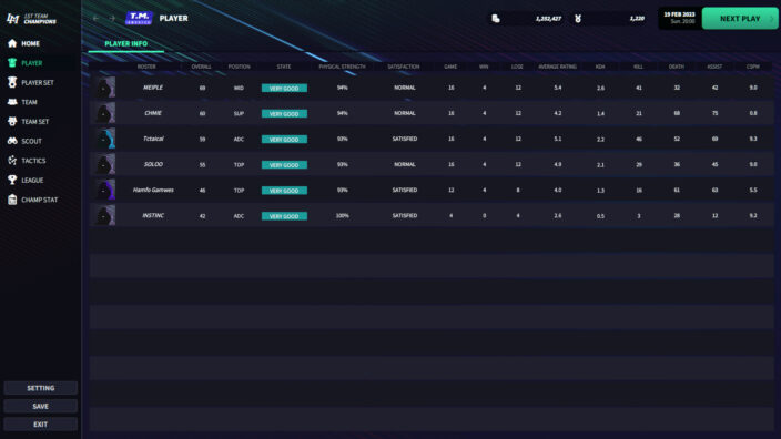 League Manager 2023 İndir ekran görüntüsü 3