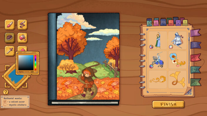 Bookbinding Dark Cozy Sim İndir ekran görüntüsü 1