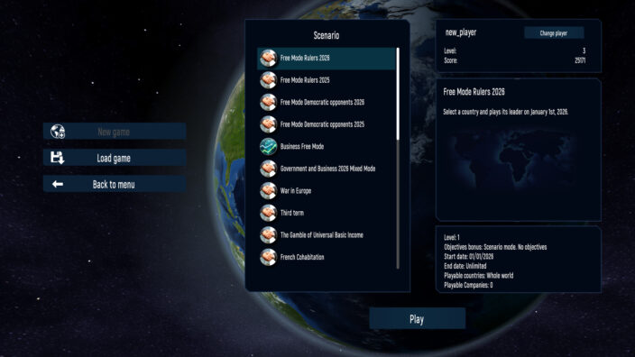 Geo-Political Simulator 2026 Edition İndir ekran görüntüsü 2