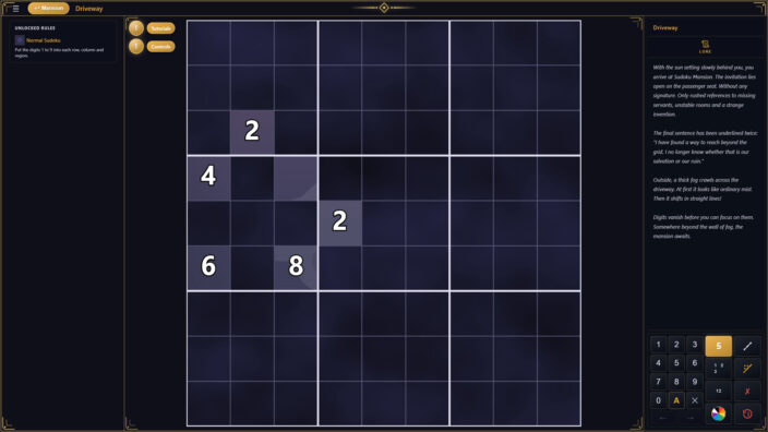 Sudoku Mansion İndir ekran görüntüsü 3